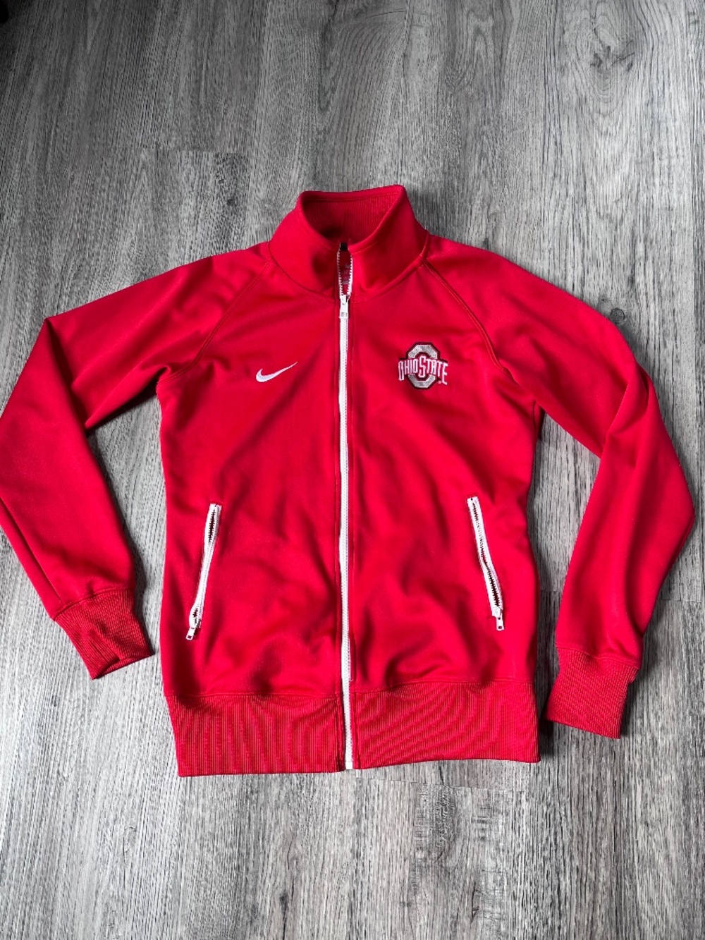 Women's / Juniors Ohio State Buckeyes Dri-Fit Full-Zip Track Jacket Medium